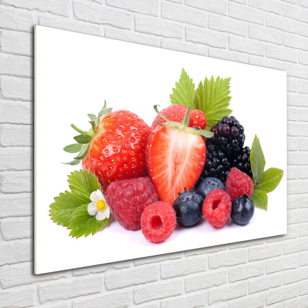 Ebern Designs Glasbild Forest Fruits Wayfair De